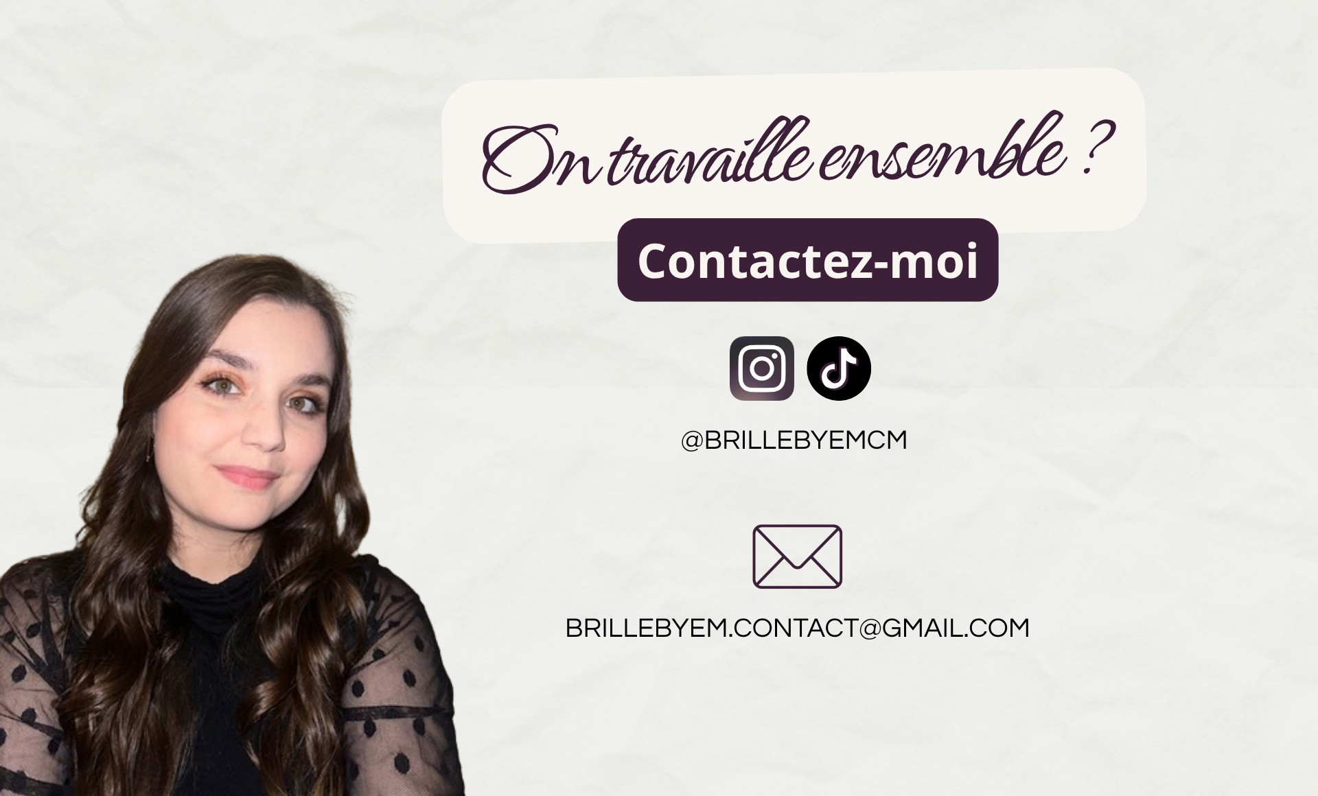 On travaille ensemble ? Contactez-moi